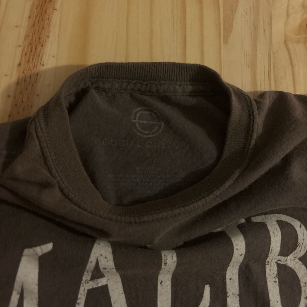 Brown Malibu Graphic T-Shirt - Picture 2 of 3